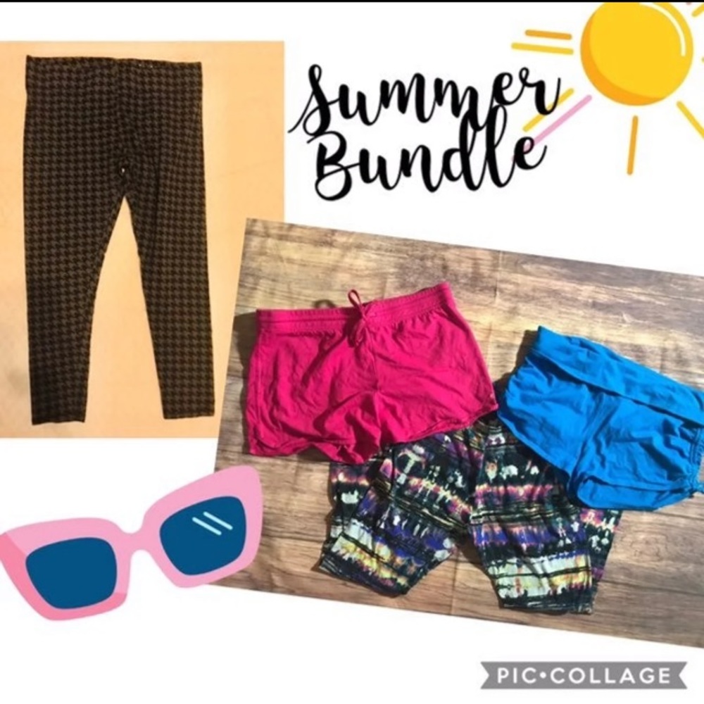 2 Athletic Workout 🏋🏾‍♀️ Shorts & 2 Leggings